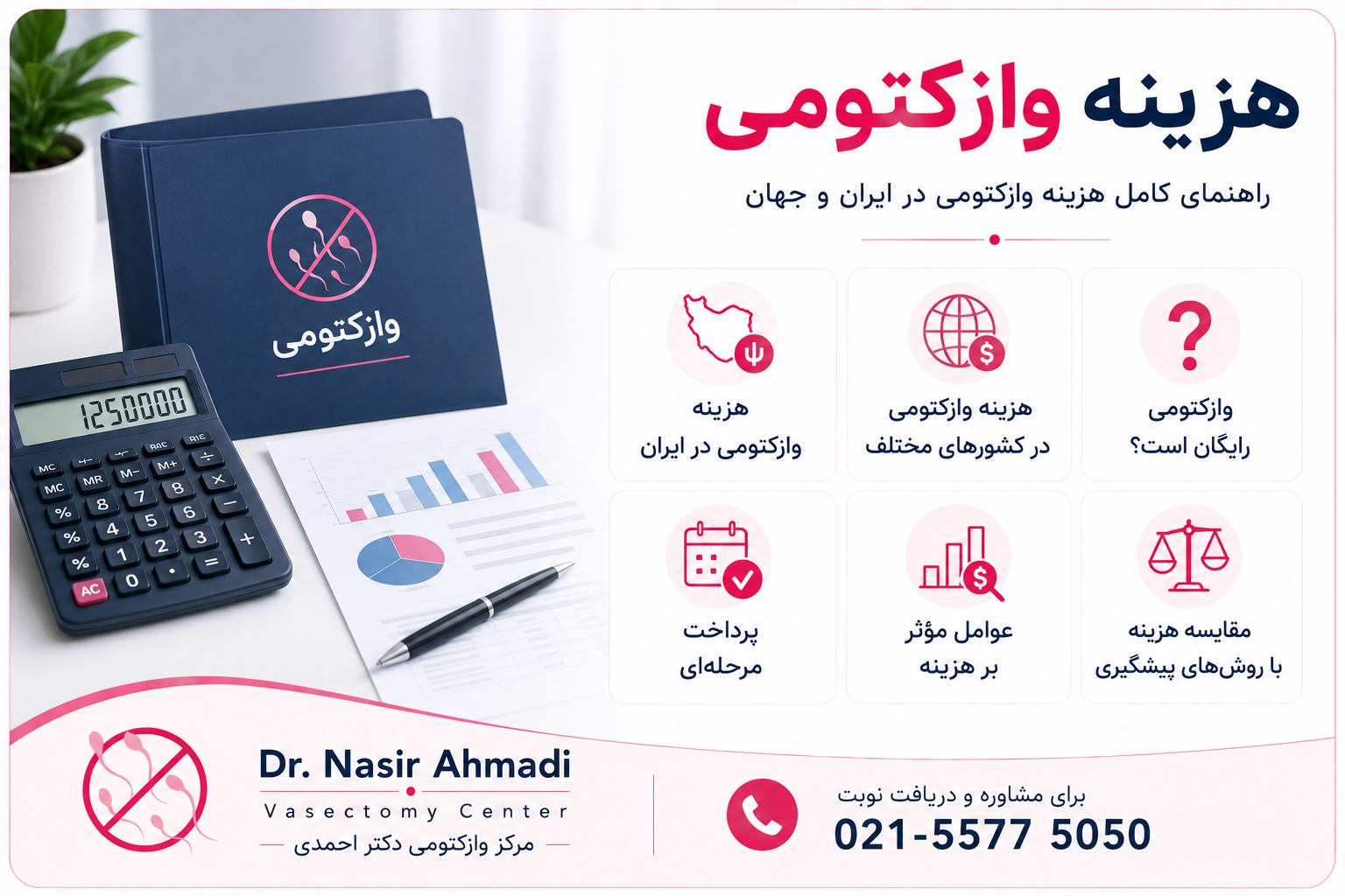 هزینه وازکتومی | مرکز تخصصی وازکتومی دکتر احمدی
